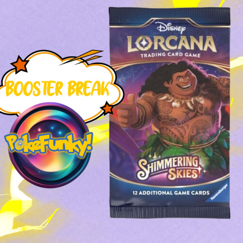 Disney Lorcana TCG: Shimmering Skies - Booster BREAK Disney Lorcana TCG: Shimmering Skies - Booster BREAK