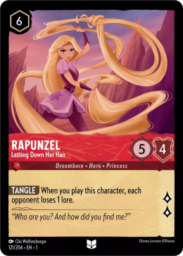 Disney Lorcana - The First Chapter - FOIL Rapunzel - Letting Down Her Hair