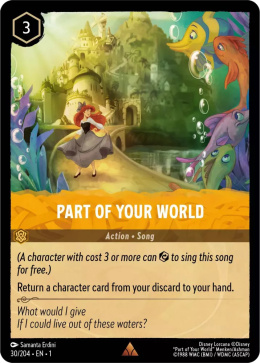 Disney Lorcana - The First Chapter - FOIL Part of Your World