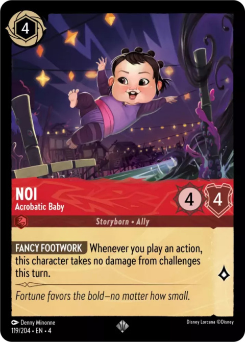 Disney Lorcana - Ursulas-Return - Noi - Acrobatic Baby