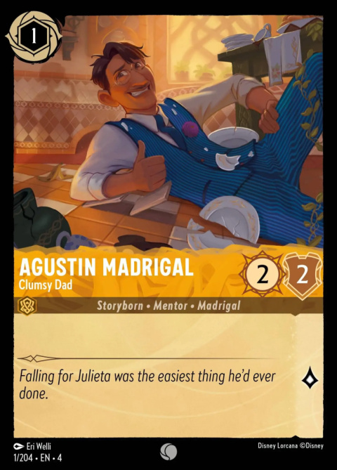 Disney Lorcana - Ursulas-Return - FOIL Agustin Madrigal - Clumsy Dad