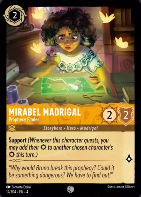 Disney Lorcana - Ursulas-Return - FOIL Mirabel Madrigal - Prophecy Finder