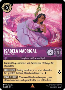 Disney Lorcana - Ursulas-Return - [Foil] Isabela Madrigal - Golden Child