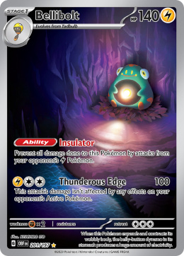 Pokémon TCG : Bellibolt #201 Pokemon Obsidian Flames