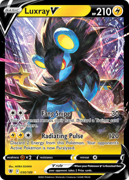 Pokémon TCG: Luxray V #050 Pokemon Astral Radiance