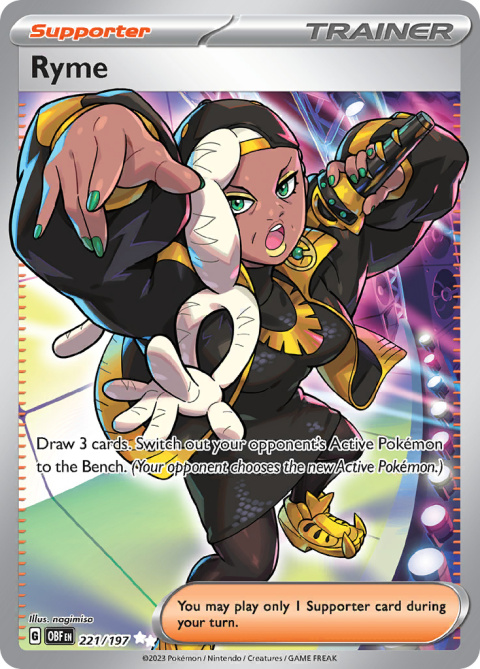 Pokémon TCG : Ryme #221 Pokemon Obsidian Flames