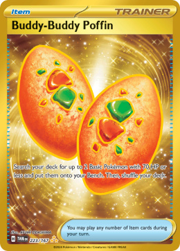 Pokémon TCG : Buddy-Buddy Poffin #223 Pokemon Twilight Masquerade