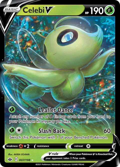 Pokémon TCG: Celebi V #007 Pokemon Chilling Reign