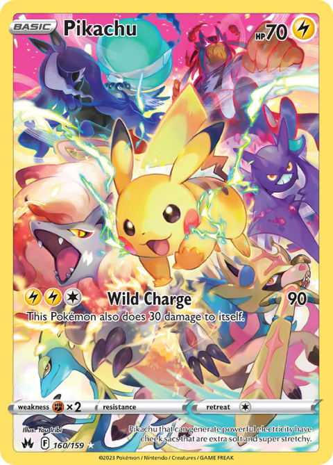 Pokémon TCG : Pikachu #160 Pokemon Crown Zenith