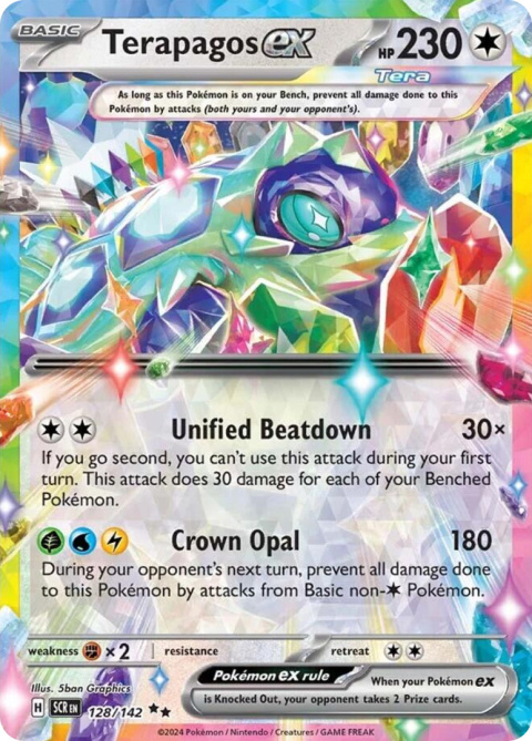 Pokémon TCG: Terapagos ex #128 Pokemon Stellar Crown