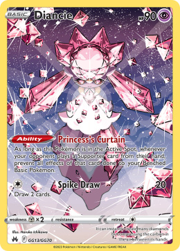 Pokémon TCG : Diancie #GG13 Pokemon Crown Zenith