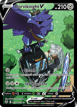 Pokémon TCG:Corviknight V #TG18 Pokemon Silver Tempest