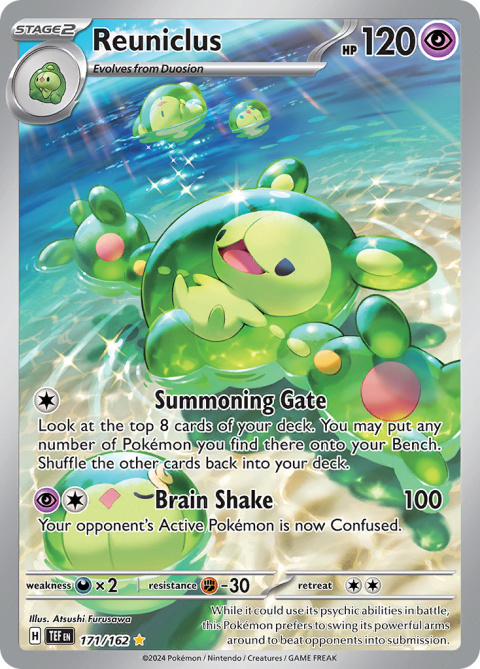 Pokémon TCG :Reuniclus#171 Pokemon Temporal Forces