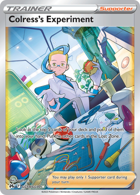 Pokémon TCG : Colress's Experiment#GG59 Pokemon Crown Zenith