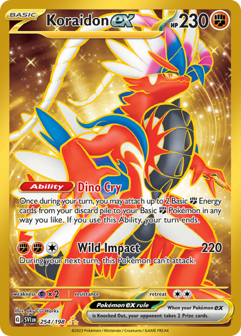 Pokémon TCG: Koraidon ex #254 Pokemon Scarlet & Violet