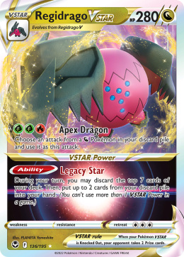 Pokémon TCG: Regidrago VSTAR#136 Pokemon Silver Tempest