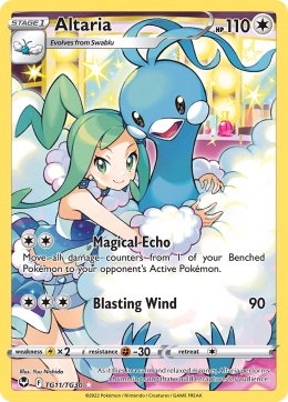 Pokémon TCG: Altaria#TG11 Pokemon Silver Tempest