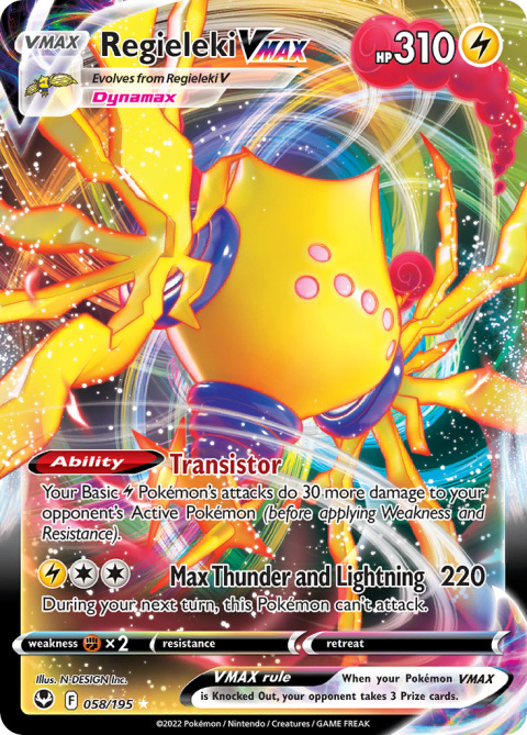 Pokémon TCG: Regieleki Vmax #058 Pokemon Silver Tempest