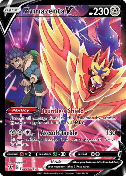 Pokémon TCG: Zamazenta V #TG22 Pokemon Astral Radiance