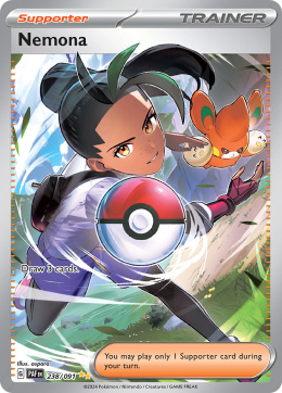 Pokémon TCG : Nemona #238 Pokemon Paldean Fates