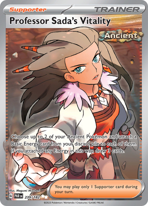 Pokémon TCG : Professor Sada's Vitality #239 Pokemon Paradox RIift