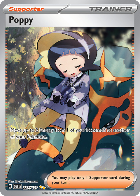 Pokémon TCG : Poppy #227 Pokemon Obsidian Flames