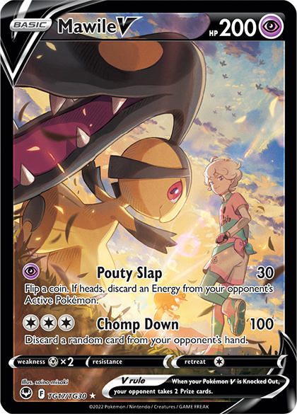 Pokémon TCG : Mawile V #TG17 Pokemon Silver Tempest