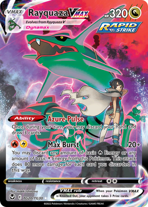 Pokémon TCG : Rayquaza VMAX#TG20 Pokemon Silver Tempest