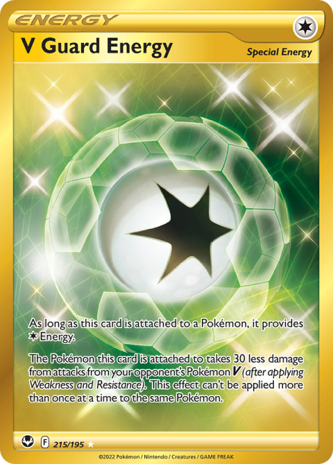 Pokémon TCG: V Guard Energy #215 Pokemon Silver Tempest