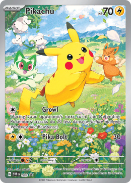 Pokémon TCG:Pikachu #088 Pokemon SV Black Star Promos