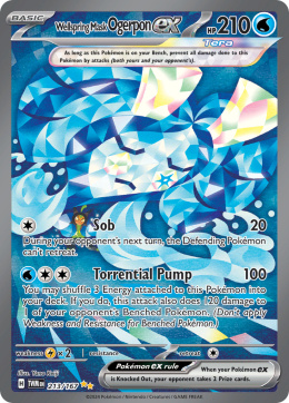 Pokémon TCG :Wellspring Mask Ogerpon ex #213 Pokemon Twilight Masquerade