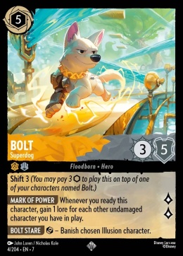 Disney Lorcana - Archazia's Island - Bolt - Superdog