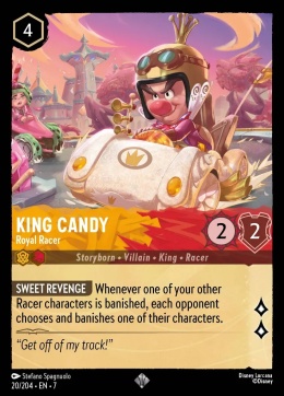 Disney Lorcana - Archazia's Island - FOIL King Candy - Royal Racer