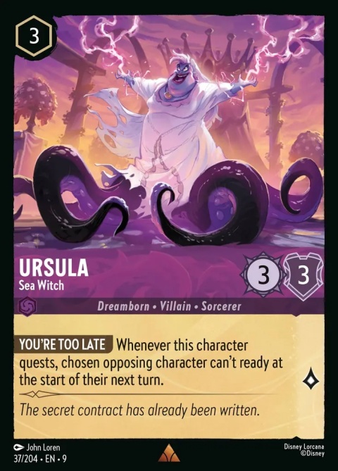 Disney Lorcana - Fabled - Ursula - Sea Witch
