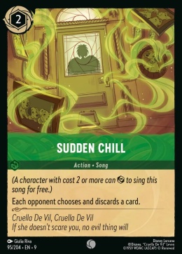 Disney Lorcana -Fabled - FOIL - Sudden Chill