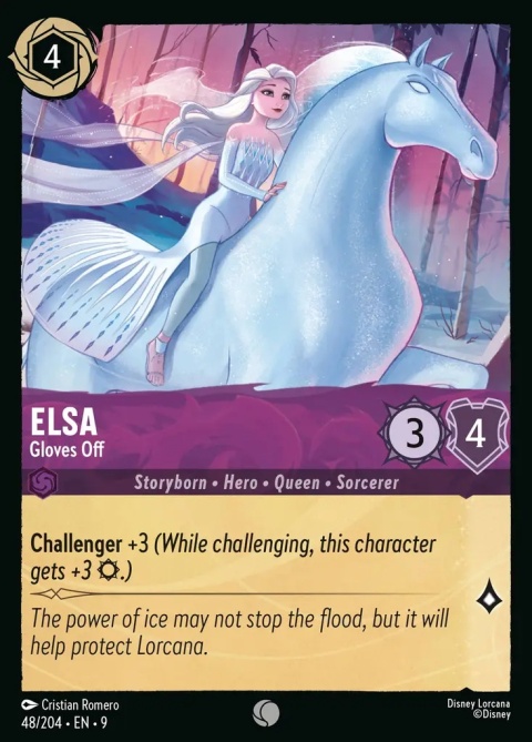 Disney Lorcana -Fabled - FOIL - Elsa - Gloves Off Disney Lorcana -Fabled - FOIL - Elsa - Gloves Off