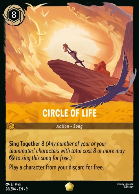 Disney Lorcana -Fabled - Circle of Life Disney Lorcana -Fabled - Circle of Life
