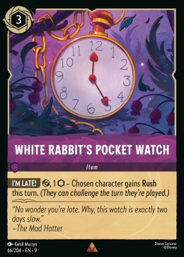 Disney Lorcana -Fabled - White Rabbit’s Pocket Watch