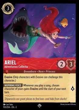 Disney Lorcana -Fabled - Ariel - Adventurous Collector