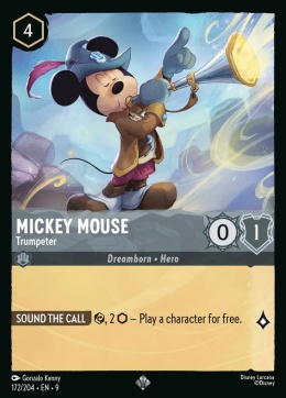 Disney Lorcana -Fabled - Mickey Mouse - Trumpeter