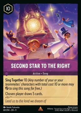Disney Lorcana - Fabled - Second Star to the Right