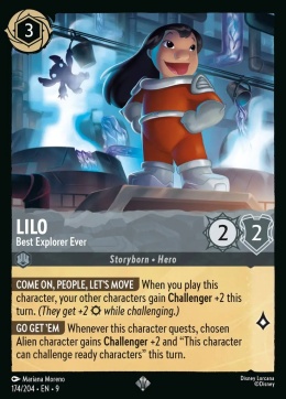 Disney Lorcana -Fabled - Lilo - Best Explorer Ever