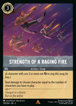 Disney Lorcana -Fabled - Strength of a Raging Fire