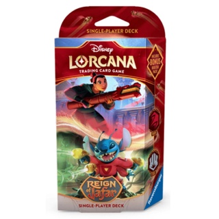 Disney Lorcana - Reign of Jafar - Starter Deck - (Ruby and Steel)