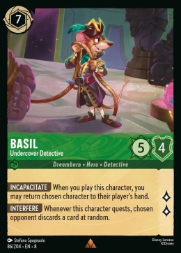 Disney Lorcana - Reign of Jafar - Basil - Undercover Detective