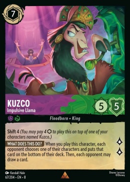Disney Lorcana - Reign of Jafar - Kuzco - Impulsive Llama