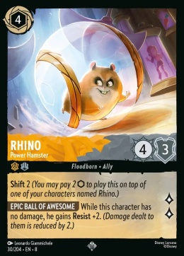 Disney Lorcana - Reign of Jafar - Rhino - Power Hamster