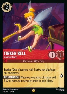 Disney Lorcana - Reign of Jafar - Tinker Bell - Insistent Fairy