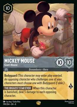 Disney Lorcana - Reign of Jafar - Mickey Mouse - Giant Mouse