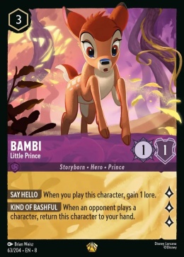 Disney Lorcana - Reign of Jafar - Bambi - Little Prince